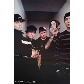 โปสเตอร์ Good Charlotte กู้ดชาร์ลอตต์ วง ดนตรี ป็อป พังค์ อเมริกา รูป ภาพ ติดผนัง สวยๆ ภาพ poster (88 x 60 ซม.โดยประมาณ)