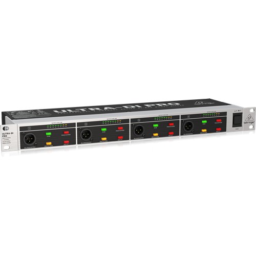 behringer-di4000-ไดเร็คบ็อก-4-channel-active-di-box-switchable-input-attenuation-allows-input-levels-of-up-to-40-db