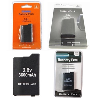 สินค้า *4 แบบ* แบต PSP รุ่น 1000 2000 3000 Slim ความจุ 1200/3600 mAh (PSP Battery 1000 2000 3000)(แบตเตอร์รี่ PSP) PSP Battery