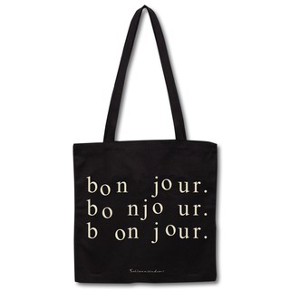 กระเป๋าผ้า Totebag - Bonjour