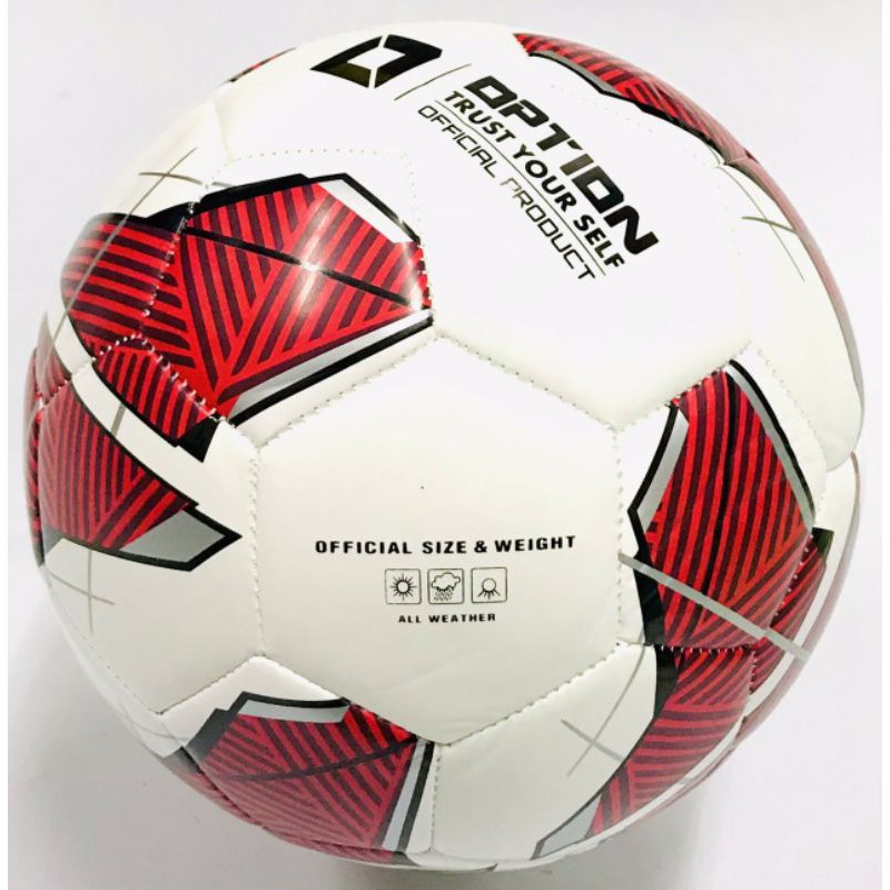 option-ลูกฟุตบอลหนังเย็บออฟชั่น-รุ่น-tango-แถมฟรี-ตาข่ายใส่ฟุตบอล-และ-เข็มสูบลม-ลูกฟุตบอลหนังเย็บ-วัสดุ-pvc