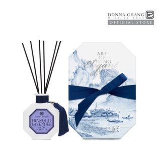 DONNA CHANG Tranquil Lavender Reed Diffuser (100 ml) ดอนน่า แชง ก้านไม้หอมกระจายกลิ่น น้ำหอมปรับอากาศ น้ำหอมบ้าน ก้านไม้