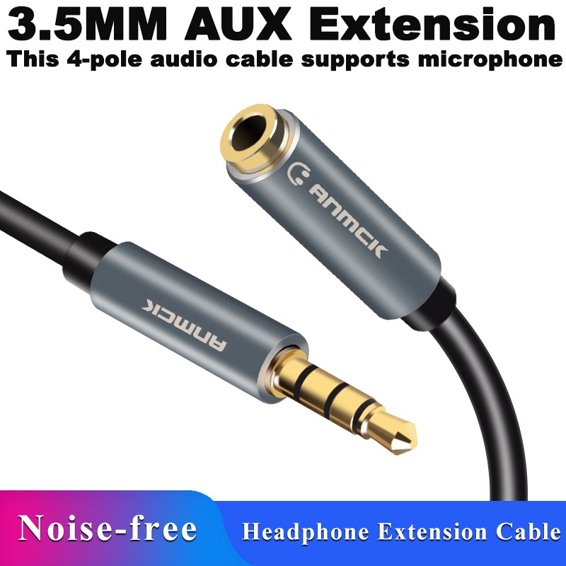 3-5mm-jack-male-to-female-four-poles-headphones-extension-cable-with-microphone-stereo-aux-audio-cable