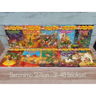 (New)Geronimo Stilton : 31-40 bookset ปกอ่อน ภาพสีทั้งเล่ม