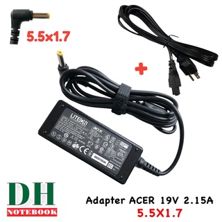 สายชาร์จ Adapter  ACER  19V  2.15A  5.5*1.7  40W