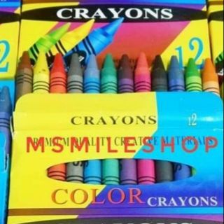 เช็ครีวิวสินค้าสีเทียน​ 12​ สี ดินสอสีเทียนสำหรับระบายสี​ 📌 ขั้นต่ำ​ 2​ กล่อง📌