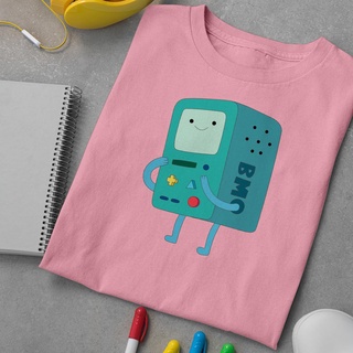 เสื้อยืดพิมพ์ลายแฟชั่น GG Clothing BMO Adventure Time Tshirt Cotton Tee printed Shirt T-Shirt tee graphic tshirt for Men