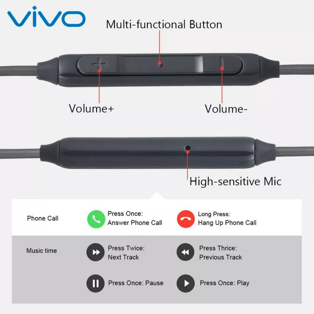หูฟัง-สมอลทอล์ค-vivo-in-ear-aux-3-5mm-วีโว่-อินเอียร์-เบสนุ่มหนัก-เสียงดี-ปุ่มเล่น-หยุดเพลง-เพิ่ม-ลดระดับเสียง-v20