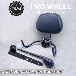 ชุดพิงหลังคนขี่ปลดเร็ว : Quick Release Rider Backrest : Harley Davidson ...