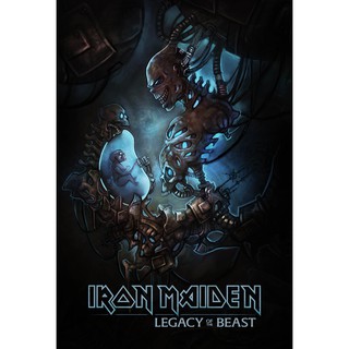 โปสเตอร์ Iron Maiden ไอรอน เมเดน โปสเตอร์ ตกแต่งผนัง Music Rock Poster โปสเตอร์วินเทจ โปสเตอร์วงดนตรี รูปภาพ ภาพถ่าย