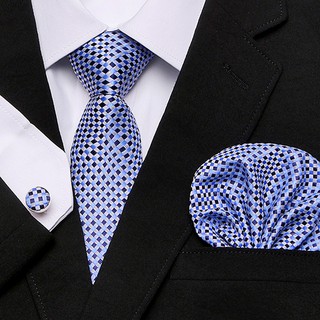 Men 5-pieces Cufflinks And Ties Gift Box   Formal Ties Necktie For Bussiness Wedding