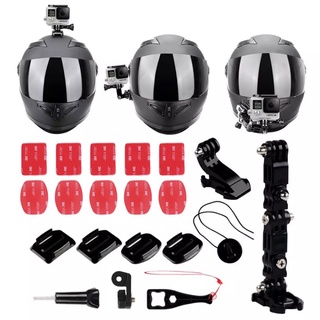 ราคาและรีวิวชุดอุปกรณ์ ต่อกับหมวกกันน็อค OSMO Action / GoPro 11 10 9 8 7 / GoPro Max Helmet Motorcycle Adjustment Base Mount 3M