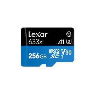 ภาพขนาดย่อของภาพหน้าปกสินค้าLexar 256GB Micro SDXC 633x with SD Adapter จากร้าน legendthailand บน Shopee ภาพที่ 3