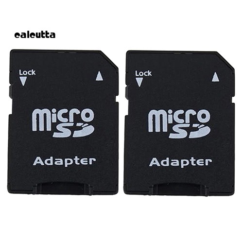 ภาพหน้าปกสินค้าอะแดปเตอร์แปลงการ์ดหน่วยความจํา Micro SD TransFlash TF Card to SD SDHC 2 ชิ้น จากร้าน calcutta1.th บน Shopee