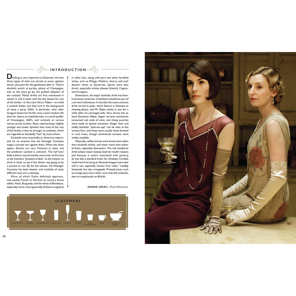 หนังสือภาษาอังกฤษ-the-official-downton-abbey-cocktail-book-appropriate-libations-for-all-occasions