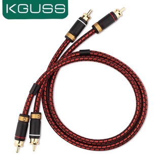 Kguss Rca Two-To-Two เครื่องขยายเสียงซีดีเครื่องขยายเสียงดับเบิลสัญญาณ Audio Line