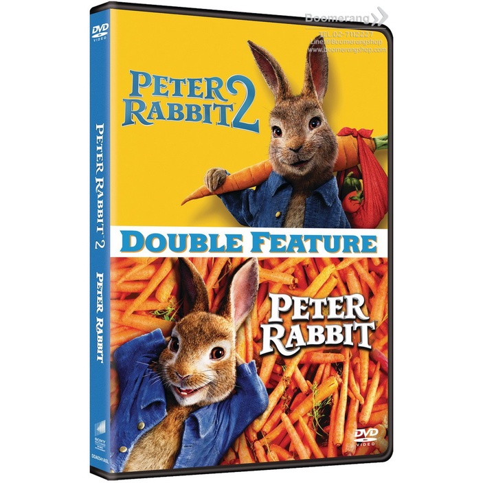 ดีวีดี Peter Rabbit Double Feature (1+2) /ปีเตอร์ แรบบิท ดับเบิ้ล ...