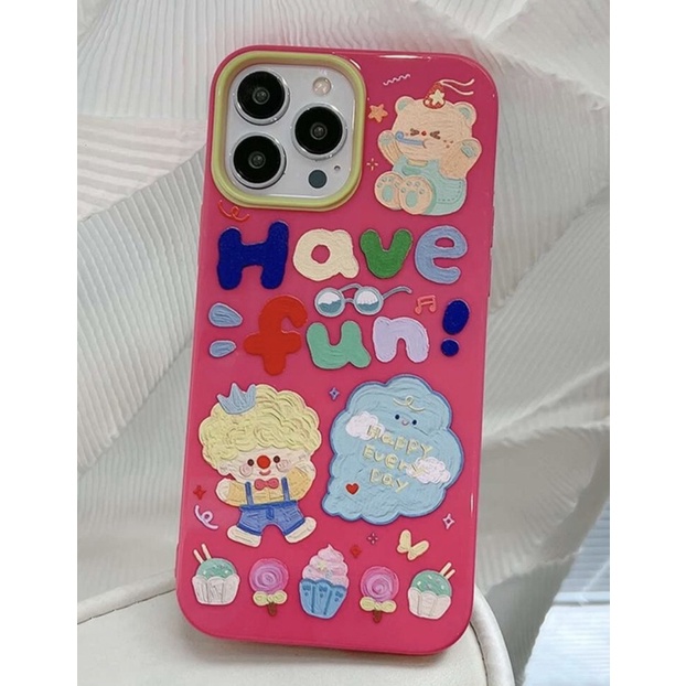 เคสไอโฟนสกรีนภาพการ์ตูน