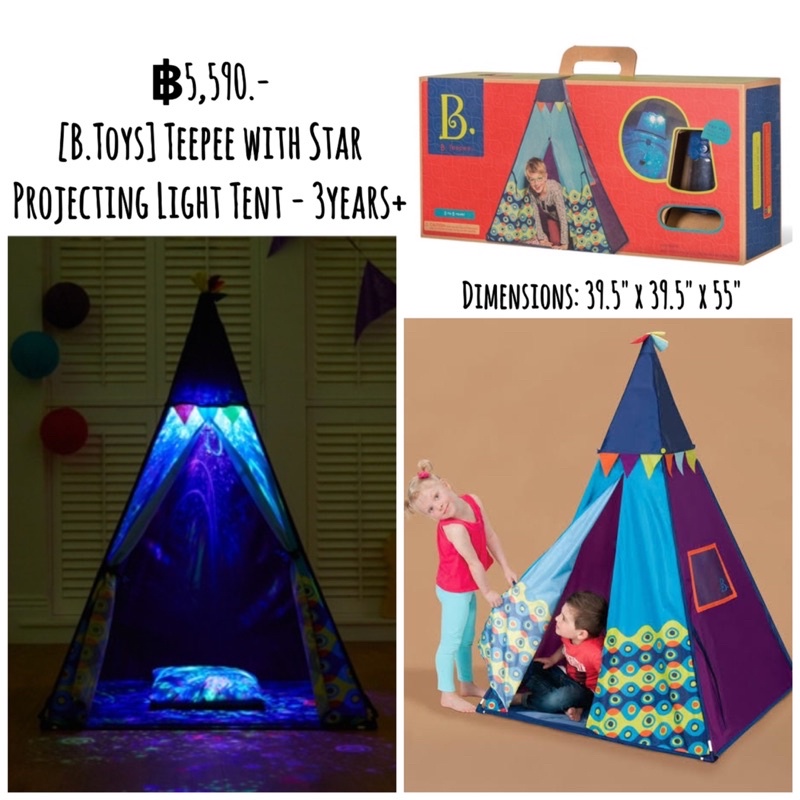 B toys teepee tent top