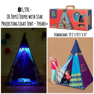 [B.Toys] Teepee with Star Projecting Light Tent - 3years+