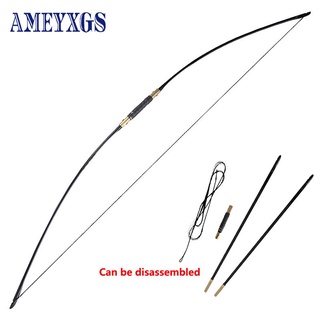 สินค้า ยิงธนู 25-50lbs ดึงตรง Recurve Bow Longbow แบบพกพา Super สะดวกใช้ความยาว 170 ซม. สำหรับอุปกรณ์ล่าสัตว์ Shoot