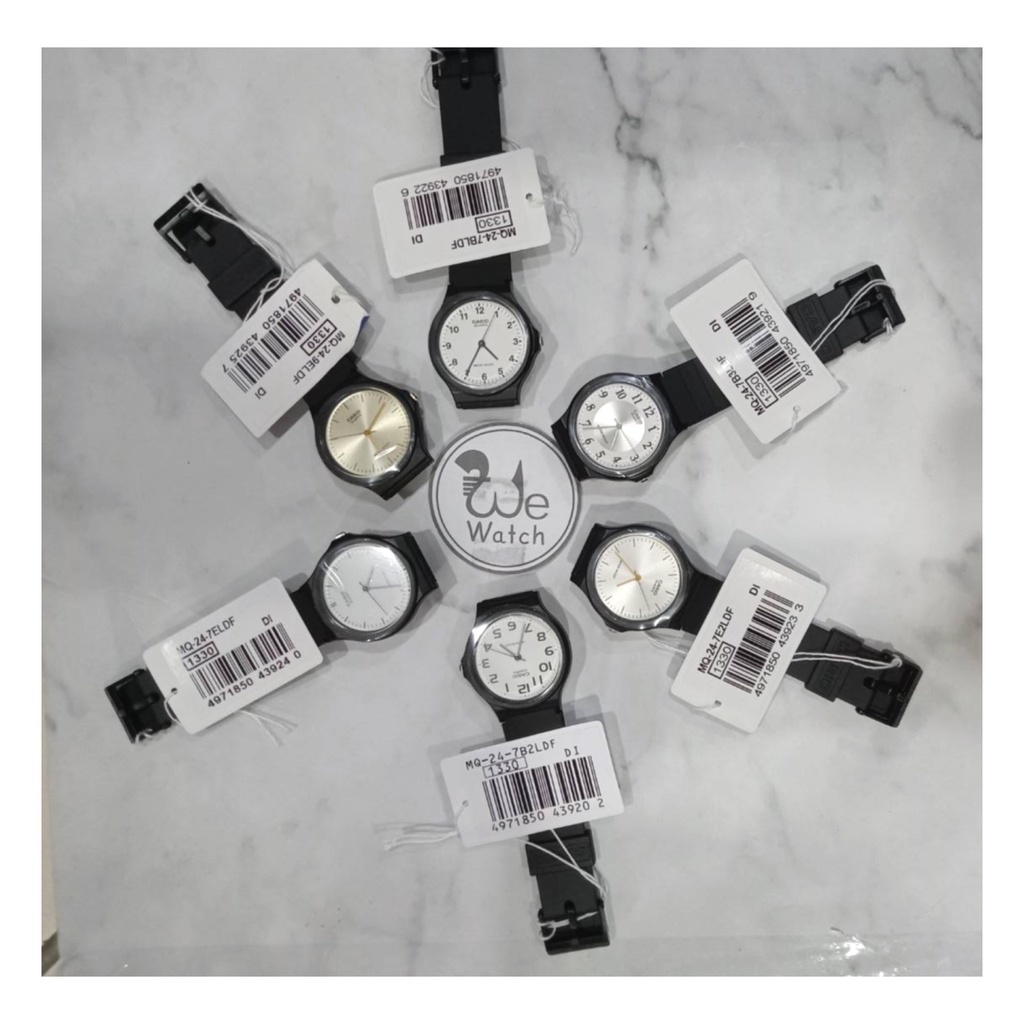 ภาพสินค้าCASIO % MQ-24  เหมาะทั้งชายและหญิง นาฬิกาสายเรซิ่น พร้อมกล่องและใบรับประกัน 1 ปี MQ24 จากร้าน wewatchs บน Shopee ภาพที่ 2