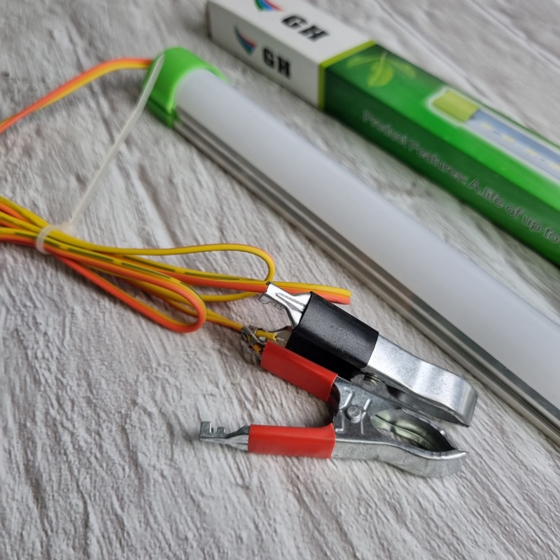 ไฟคีบแบต-หลอดคีบแบต-หลอดไฟ-led-12v-15w-ประหยัดไฟ-แสงขาว-ใช้ตลาดกลางคืน-ใช้แบตเตอรี่รถ-ชุดหลอดไฟ-พร้อมสาย-ปากคีบแบต-led