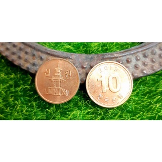 เหรียญ10วอน สะสมเกาหลีปีเก่า