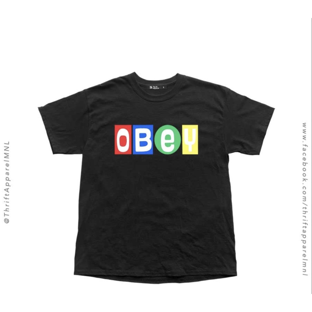 เสื้อยืด-obey-thrift-apparel-t-shirt