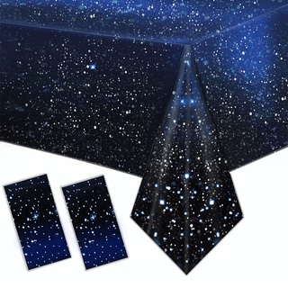 ผ้าปูโต๊ะ ลายดาว อวกาศ คุณภาพสูง ขนาด 274x137 ซม. สําหรับตกแต่งปาร์ตี้วันเกิดเด็ก และผู้ใหญ่
