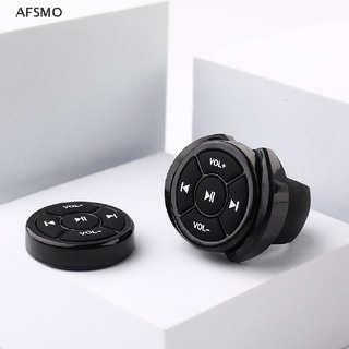 [AFSMO] รีโมทควบคุม เครื่องเล่นเพลง MP3 ไร้สาย ติดพวงมาลัยรถยนต์
