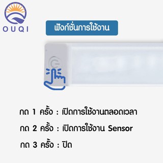 ภาพขนาดย่อของภาพหน้าปกสินค้าขายส่งเรือทันทีไฟเซ็นเซอร์ โคมไฟ LED ไร้สาย เซนเซอร์ตรวจจับเคลื่อนไหว โคมไฟเหนี่ยวนำมนุษย์ จากร้าน ouqi.th บน Shopee ภาพที่ 3