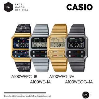 Casio นาฬิกาคาสิโอ Digital PACMAN A100 Series A100WEPC-1B, A100WE-1A, A100WEG-9A, A100WEGG-1A