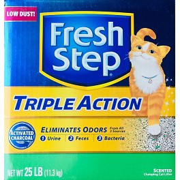 Fresh Step Triple Action 11.3kg (1ออเดอร์x2กล่อง) | Shopee Thailand