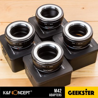 K&F เมาท์แปลง  M42 Lens Adapter ( M42-FX / M42-NEX / M42-m43 , m4/3 / M42-EOS M , EFM / Takuma / Helios / KF )