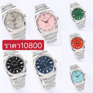 พรี​ ราคา11400 Rolex Datejust 36mm​ผู้หญิง​ นาฬิกาแฟชั่น ผู้ชาย m126000 นาฬิกาแบรนด์เนม เงิน