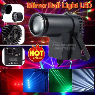 Mirror Ball LED light 30w RGB DMX Controller ไฟ LED ไฟส่องมิลเลอร์บอล ไฟส่องลูกกระจก ไฟส่องลูกโลก ไฟดิสโก้ ไฟเธค ไฟปาตี้
