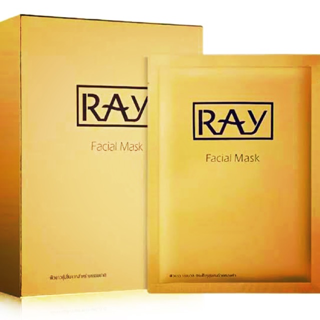 RAY MASK GOLD Facial Mask เรย์ เฟเชียลมาส์ก ทองคำ Shopee Thailand