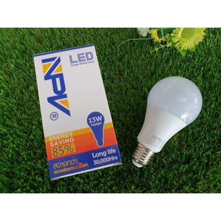 NPV หลอดไฟ LED ขนาด 13W ขั้ว E27 แสงขาว CL04-13W