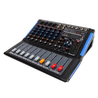 Professional Mixer 8 CH รุ่น MU-8 (BT) ยี่ห้อ CLE มิกเซอร์ 8 ช่อง รองรับ Bluetooth USB บันทึกเสียงได้ TRS/XLR input