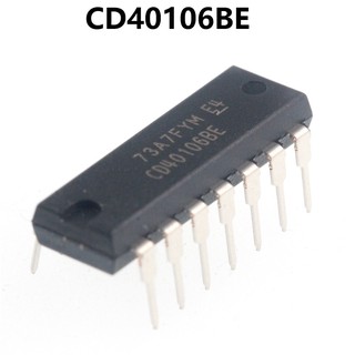 CD40106B CD40106BE DIP-IC CMOS Hex Schmitt-Trigger Inverters ไอซี