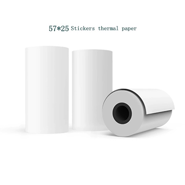 ภาพหน้าปกสินค้าMemobird กระดาษสติ๊กเกอร์ paper sticker (paperang ก็ใช้ได้) memobird Gt1 G3 G2 ขนาด57*25mm จากร้าน lemimall บน Shopee