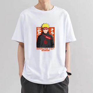 【พร้อมส่ง】เสื้อยืดคอกลม แขนสั้น ทรงหลวม ลายนารูโตะ โอเวอร์ไซซ์ M-5XL พลัสไซซ์ สําหรับผู้ชาย ผู้หญิง 03