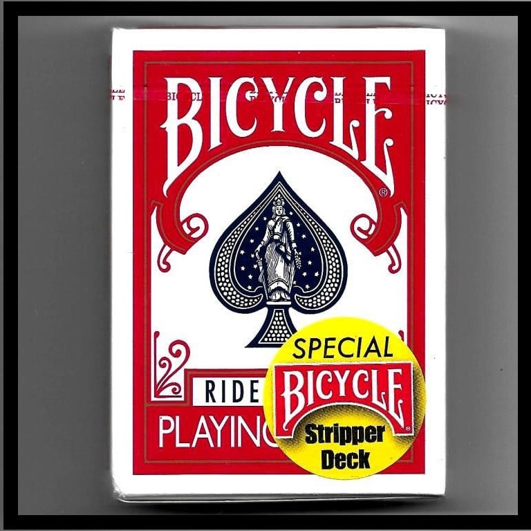 อุปกรณ์มายากล-bicycle-stripper-deck-ของแท้-ไพ่ปลายเรียว