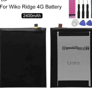 เดิมเปลี่ยนแบตเตอรี่ 2400 mAh แบตเตอรี่สำหรับ Wiko Ridge 4G Wiko Rainbow Up 4G Dual SIM LTE CS-WKR005SL