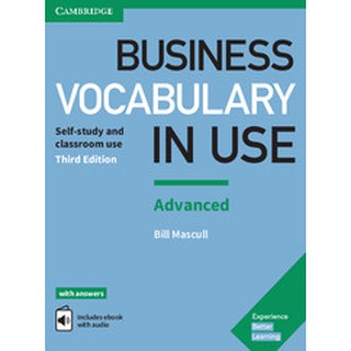 DKTODAY หนังสือ BUSINESS VOCAB.IN USE ADVANCED WITH ANS.&amp; EBOOK (3ED)