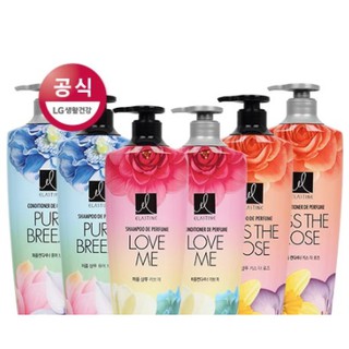 elastine perfume shampoo conditioner 600ML.แชมพูเกาหลี คอนดิชั่นเนอร์ ของแท้นำเข้าจากเกาหลี100%