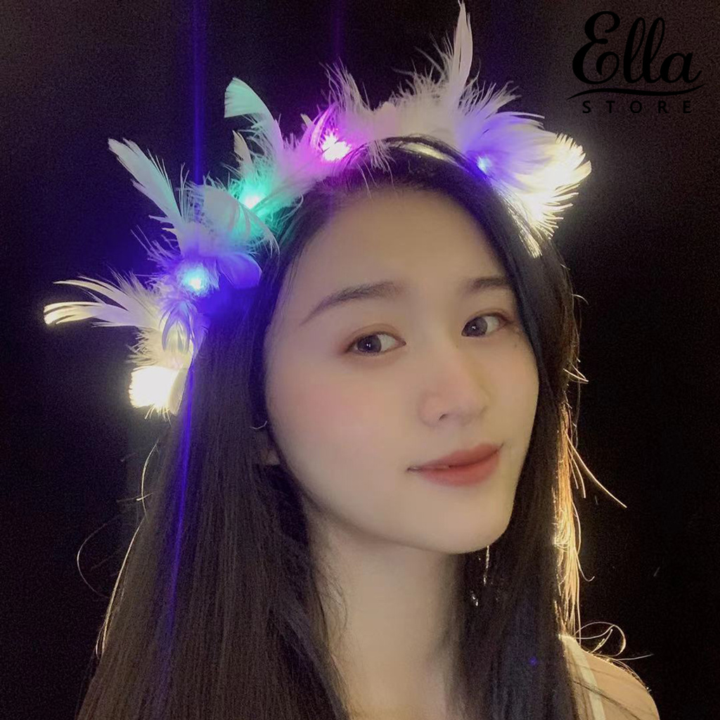 ที่คาดผมประดับขนนกสําหรับคู่รัก