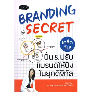 BRANDING SECRET เคล็ดลับปั้นปรับแบรนด์ให้ปังในยุคดิจิทัล : ผู้เขียน อาจารย์เนะ ดร.อโณทัย งามวิชัยกิจ : สำนักพิมพ์ พราว