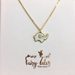 FAIRY TALES - Wonderland Necklace สร้อยคอแฟชั่น รูปช้างหูลายจุด